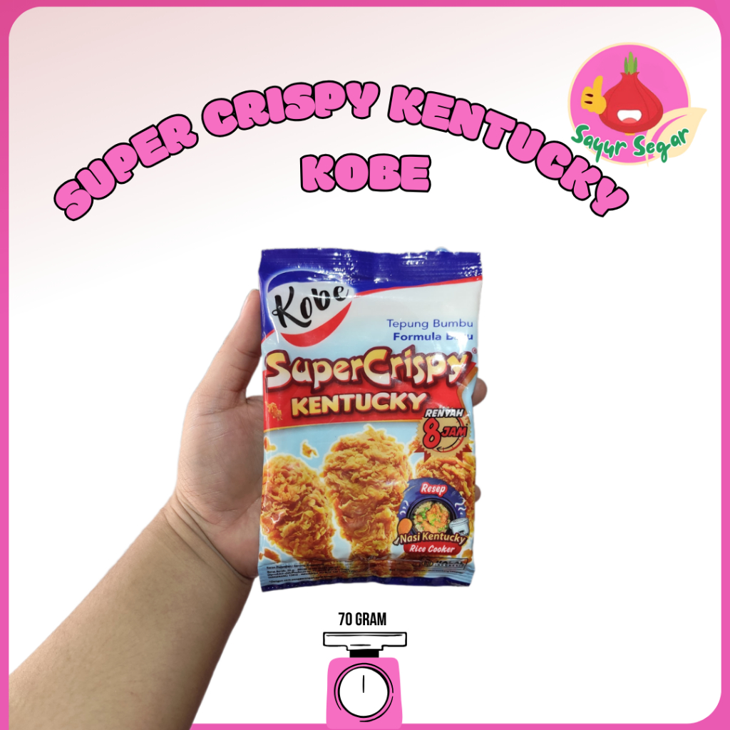 

Sayur Segar - Kobe Tepung SuperKrispi/ Flour Crispy 70gr