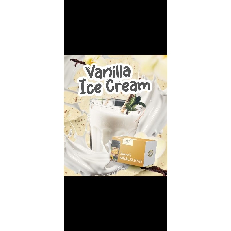 

Spencer's Mealblend Meal Replacement Vanilla Ice Cream Flavor Halal (15 Sachet)