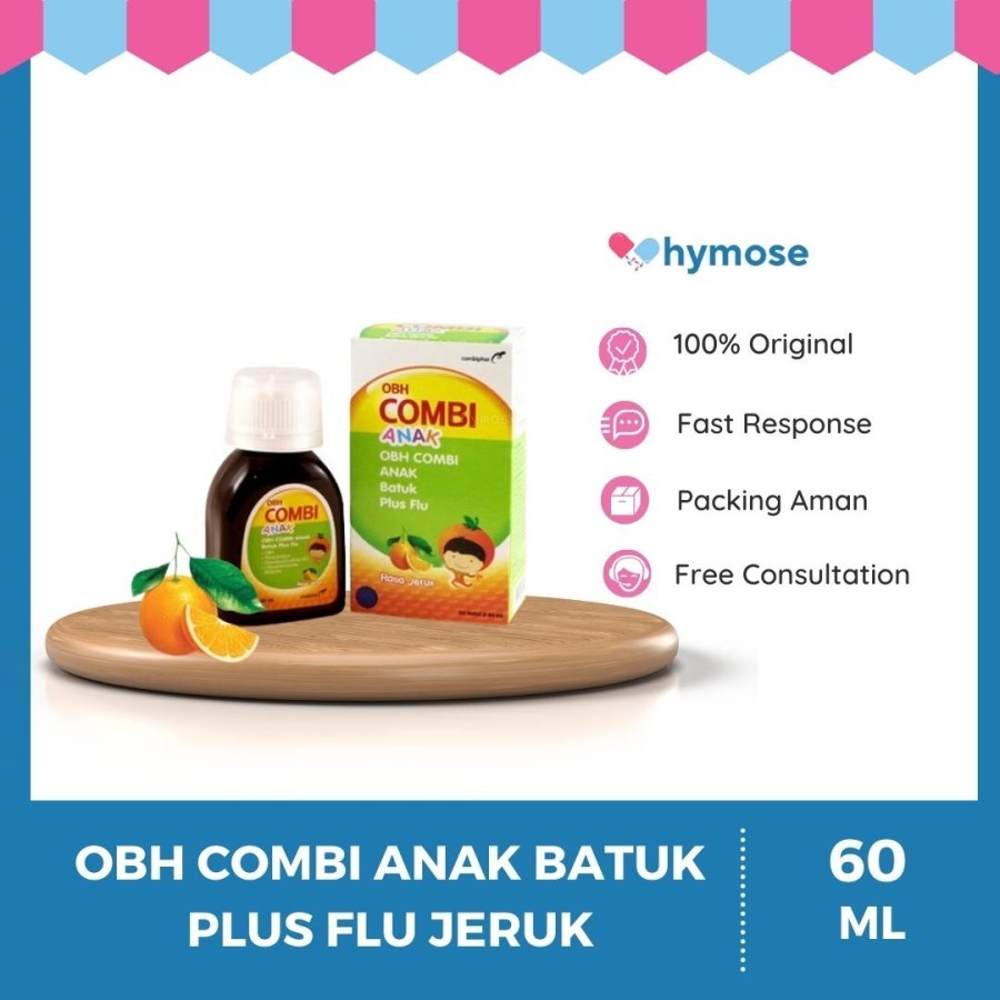 OBH COMBI ANAK BATUK PLUS FLU JERUK 60 ML - Obat Batuk dan Flu