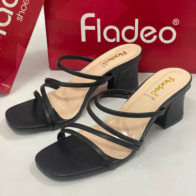 FLADEO sandal heels tali wanita 5 cm
