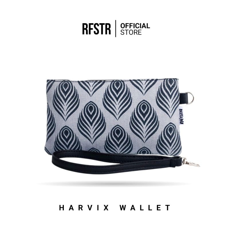 HARVIX/DOMPET KANVAS - DOMPET WANITA - POUCH KANVAS - DOMPET KARTU DAN KOIN