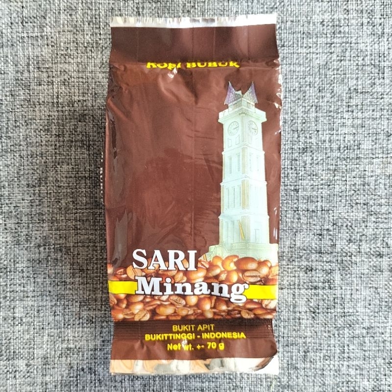 

KOPI BUBUK Sari Minang BUKIT APIT Bukittinggi Netto 70gr