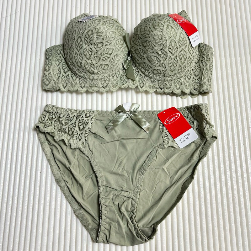 PENAWARAN TERBATAS BRA BH SET CD SOREX WANITA SETELAN CELANA DALAM 17133 CUP B ADA KAWAT BERBUSA