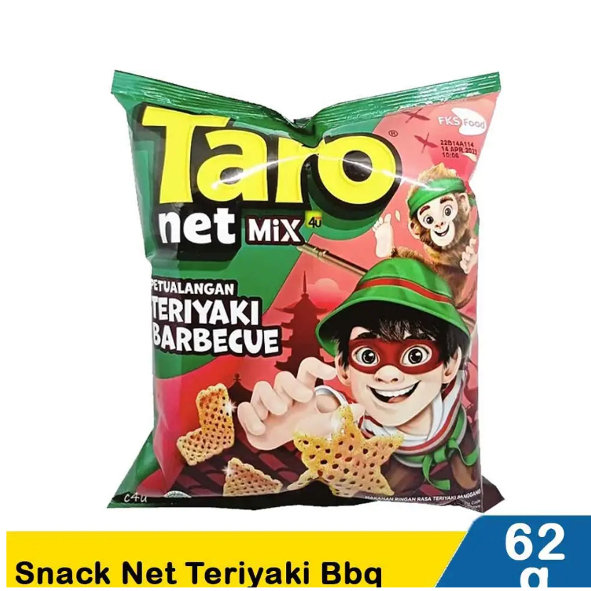 

Taro Snack Net Teriyaki BBQ 62 Gram