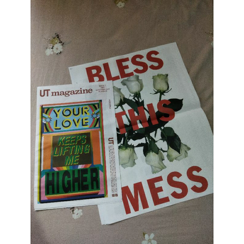 UT MAGAZINE UNIQLO COVER DETECTIVE CONAN POSTER ATTACK ON TITAN