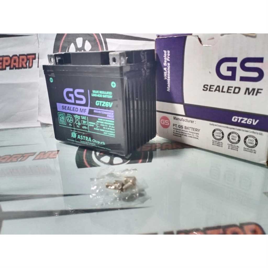 AKI GS GTZ6V yamaha n max honda pcx satria fu dl aKI GTZ6V