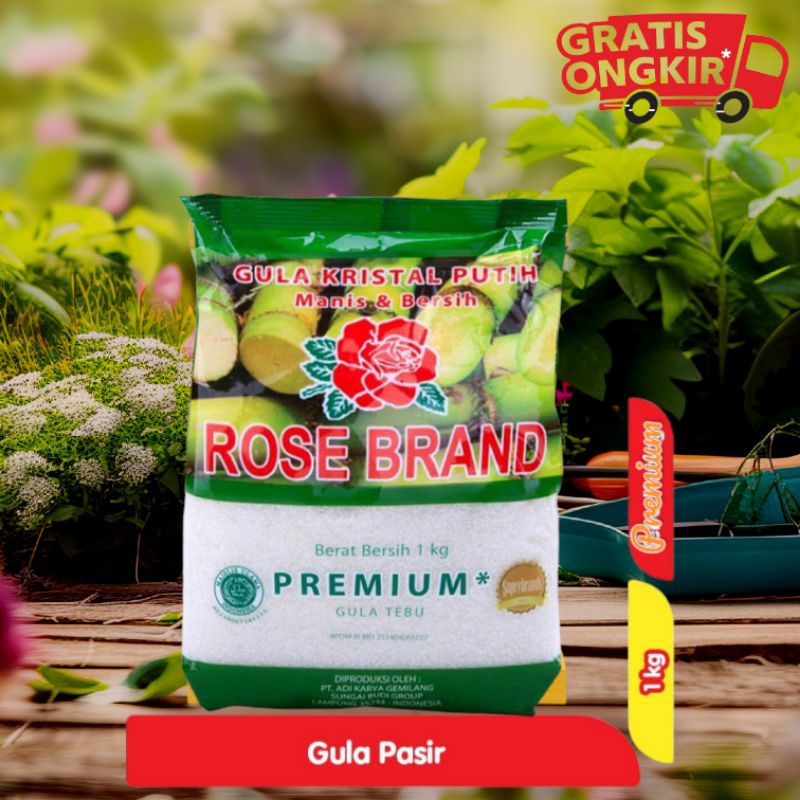 

ROSE BRAND GULA PASIR PREMIUM 1KG