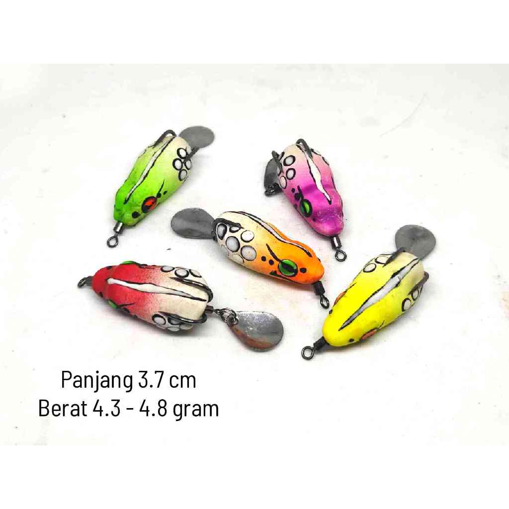Umpan casting gabus soft frog semi bebek
