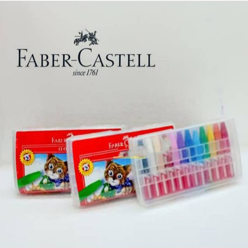 

KRAYON FABER CASTELL OIL PASTEL CRAYON 12 WARNA