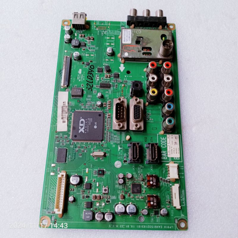 mb tv lg 32ld340 ta - mainboard tv lg 32ld340 - motherboard tv lg 32ld340 - mobo tv lg 32ld340
