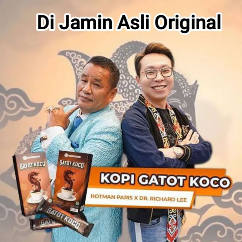 

KOPI GATOT KOCO 100% ASLI ORIGINAL 1 BOX 5 SACHET