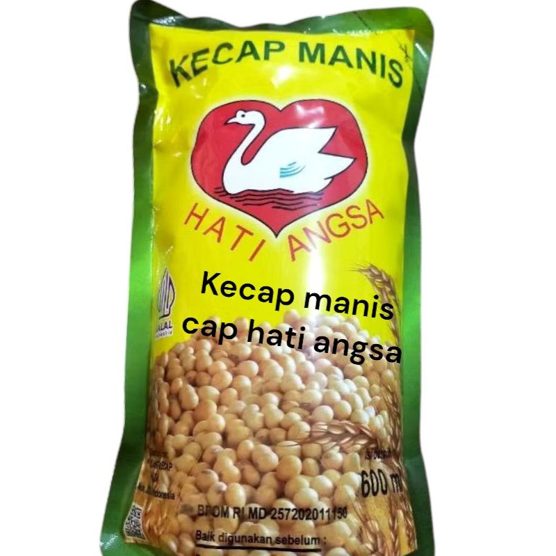 

kecap kental manis cap hati angsa 600ml