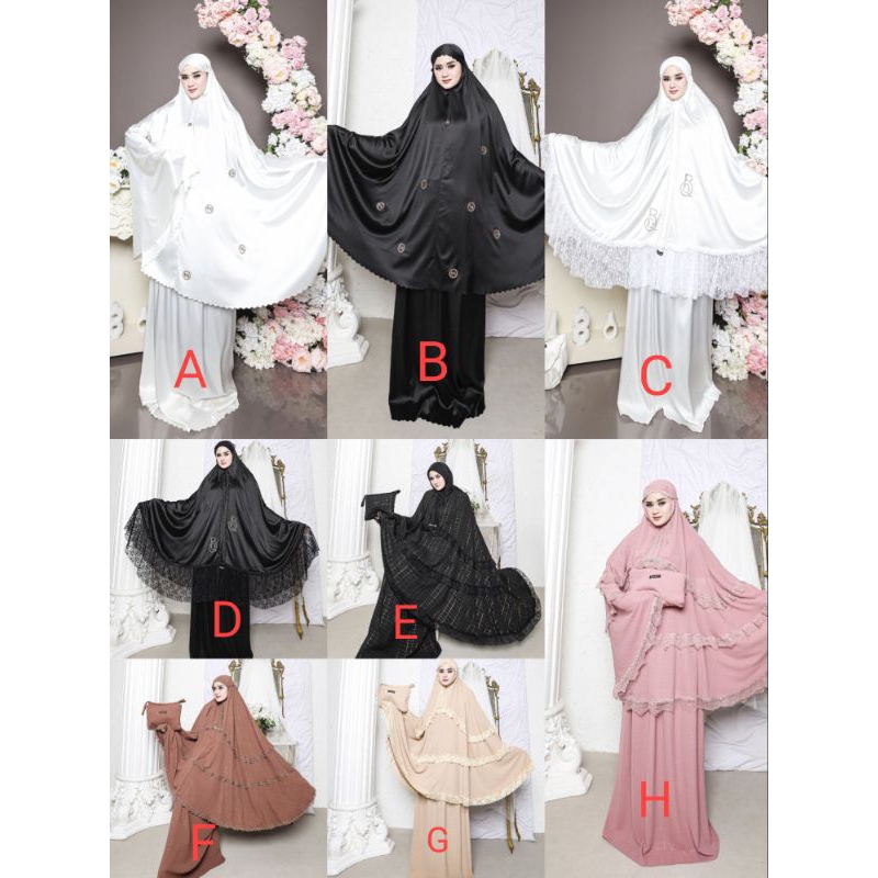 mukenah lebaran bungaku rafanda premium