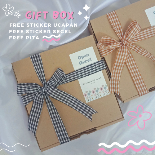 

Kardus Hampers Snack Box Pembungkus Kado Hadiah Ulang Tahun Kardus Die Cut 20x20x5cm