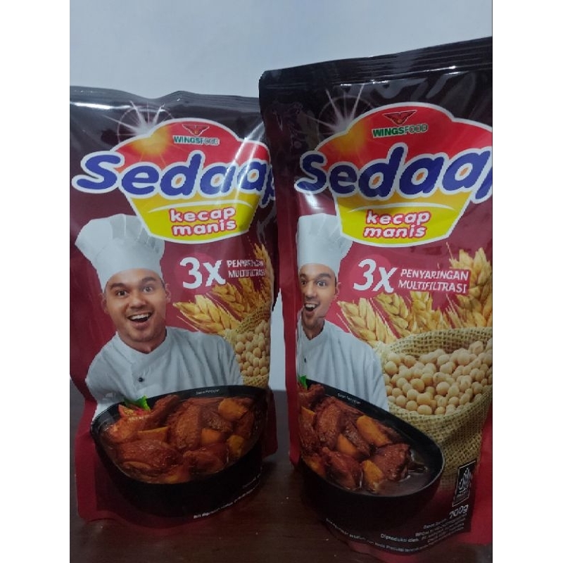 

Kecap Manis Sedaap Sedaap Kemasan Tanggung 700gr