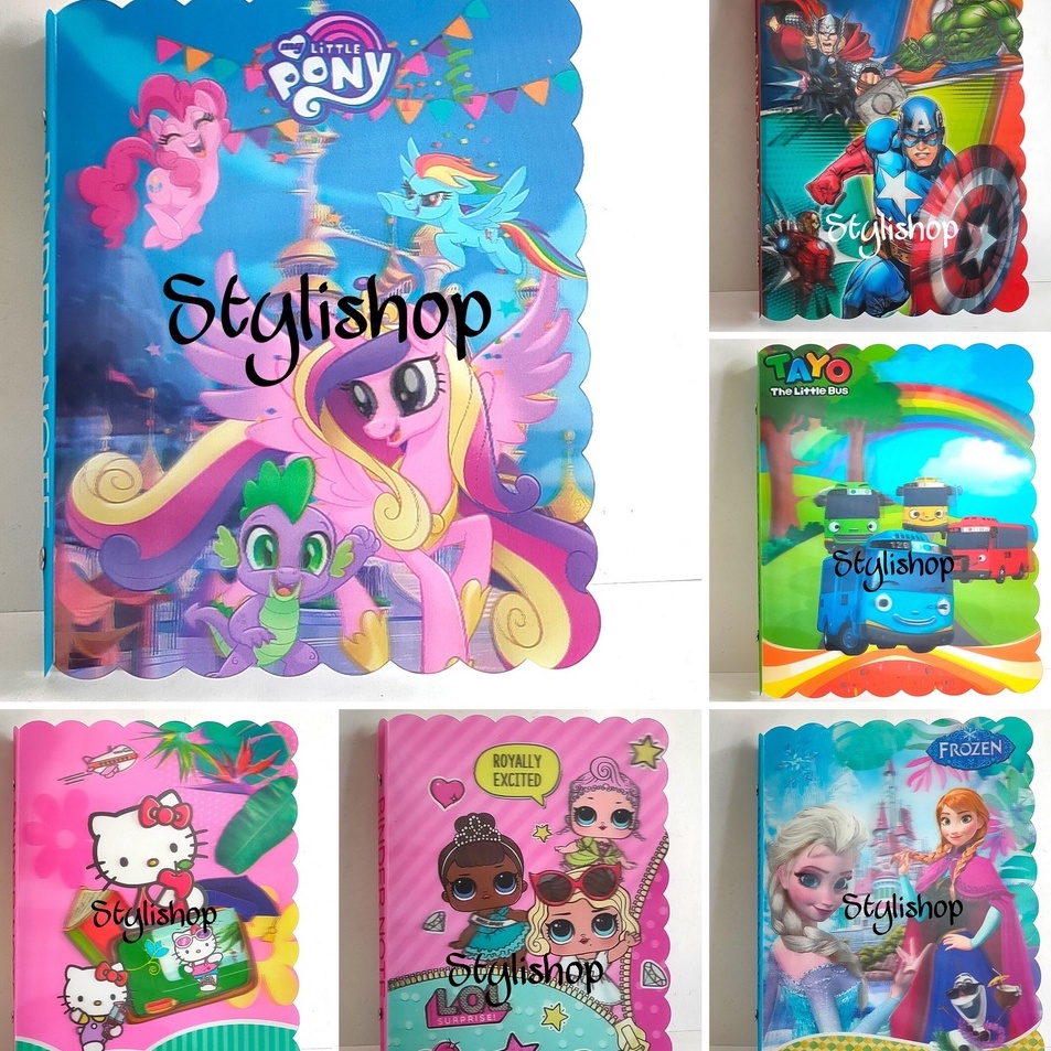 

Spesial Hari Ini Map Binder A5 Printing 3D Motif Anak dan Remaja Buku Binder Ukuran Kuarto Karakter