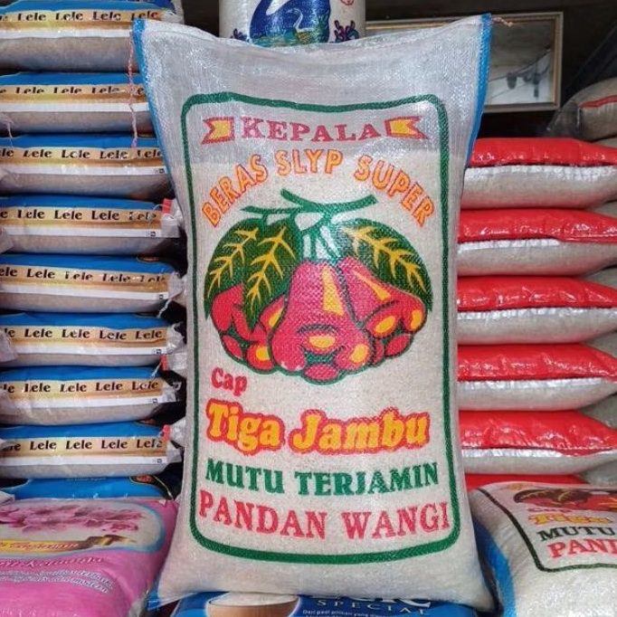 

beras tiga jambu pandan wangi 20kg asli