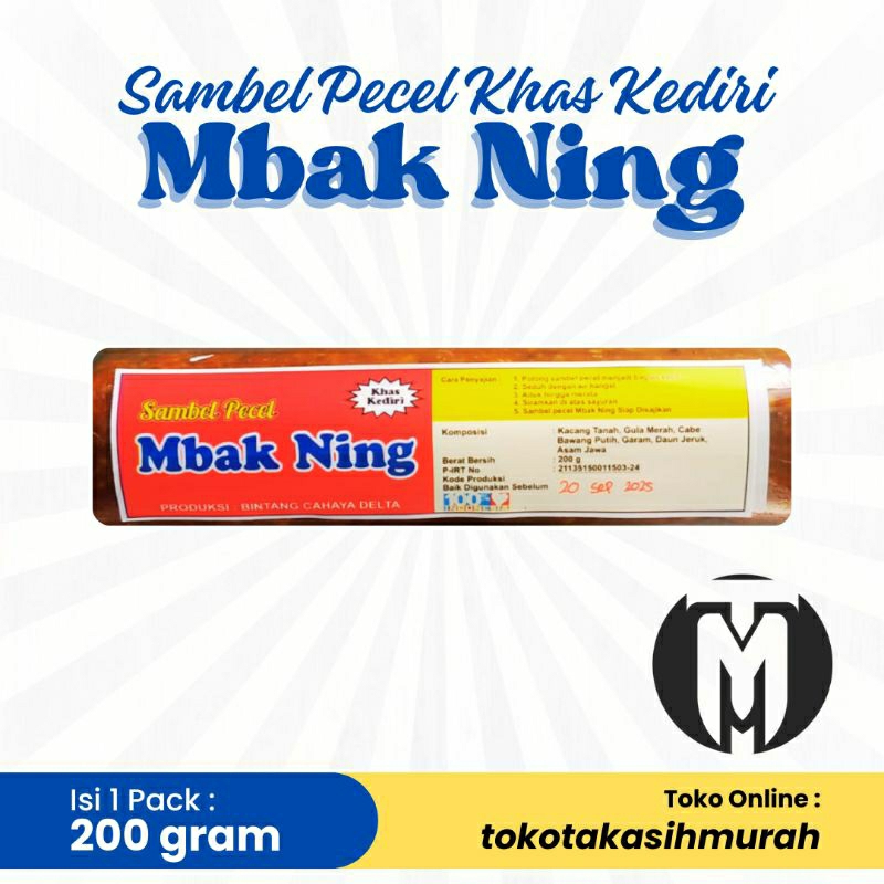 

Sambel Pecel Mbak Ning Khas Kediri 200 Gram