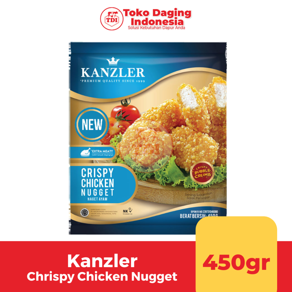 

Kanzler Chrispy Chicken Nugget 450gr