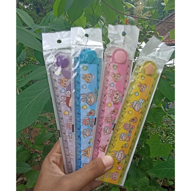 

Penggaris lipat 30cm karakter labubu rules viral karakter labubu