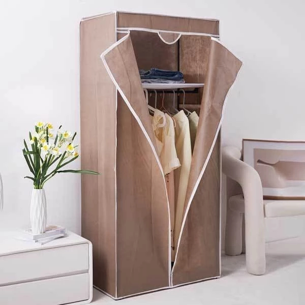 Lemari Portable Serbaguna / Kain Lemari / Gantungan Lemari Portable / Lemari Resleting / Lemari Polo