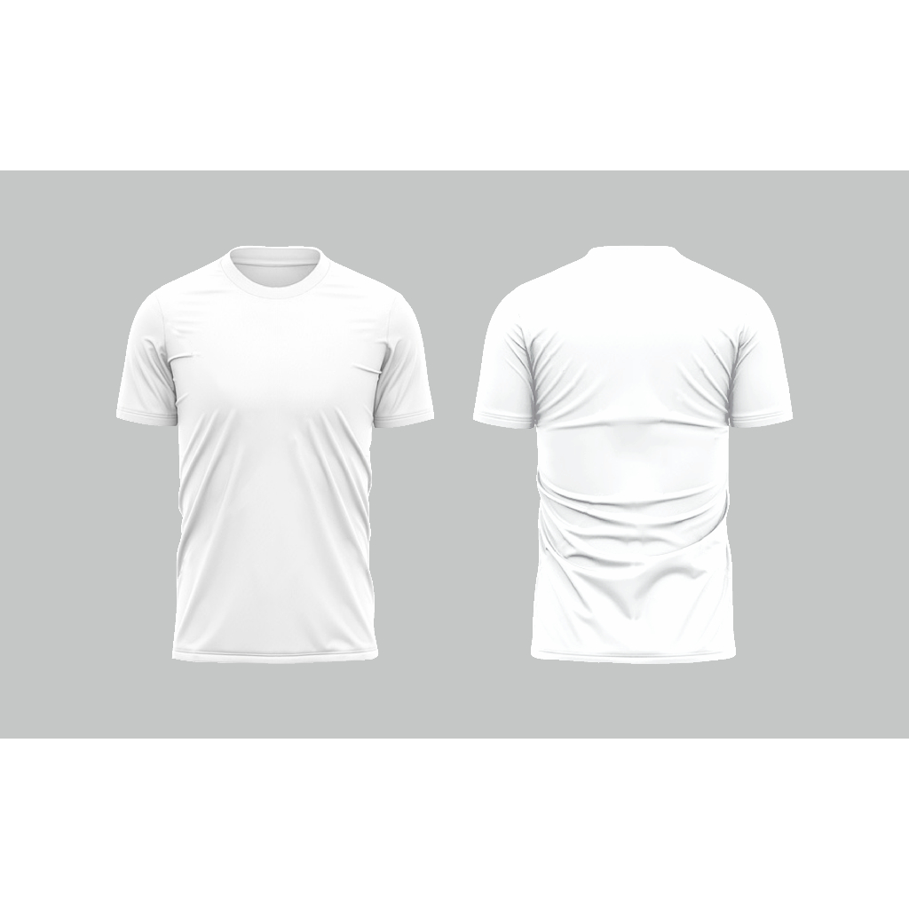 Mockup T-shirt Depan Belakang, mockup kaos oblong