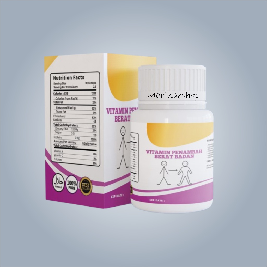 

VITAMIN PENAMBAH BERAT BADAN / PENGGEMUK BADAN ORIGINAL