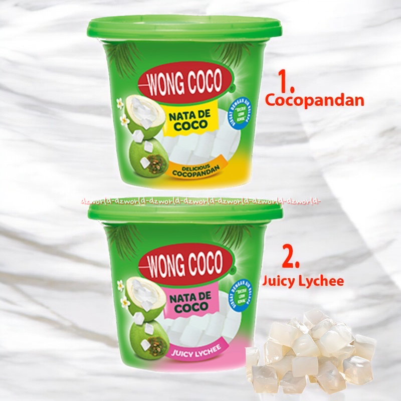 

Wong Coco 1kg Nata De Coco Juicy Lychee Minuman Juice Rasa Leci Kemasan Derigen Rasa Cocopandan Tanpa Pemanis Buatan