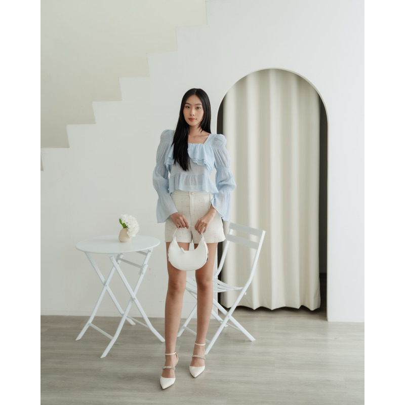 [ Keyclothingline ] Twinkle Top / Atasan Blouse Long Sleeve