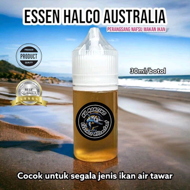 Essen Nu Mancing HALCO AUSTRALIA Perangsang Nafsu Makan Ikan Cocok Untuk Semua Jenis Ikan Air Tawar 