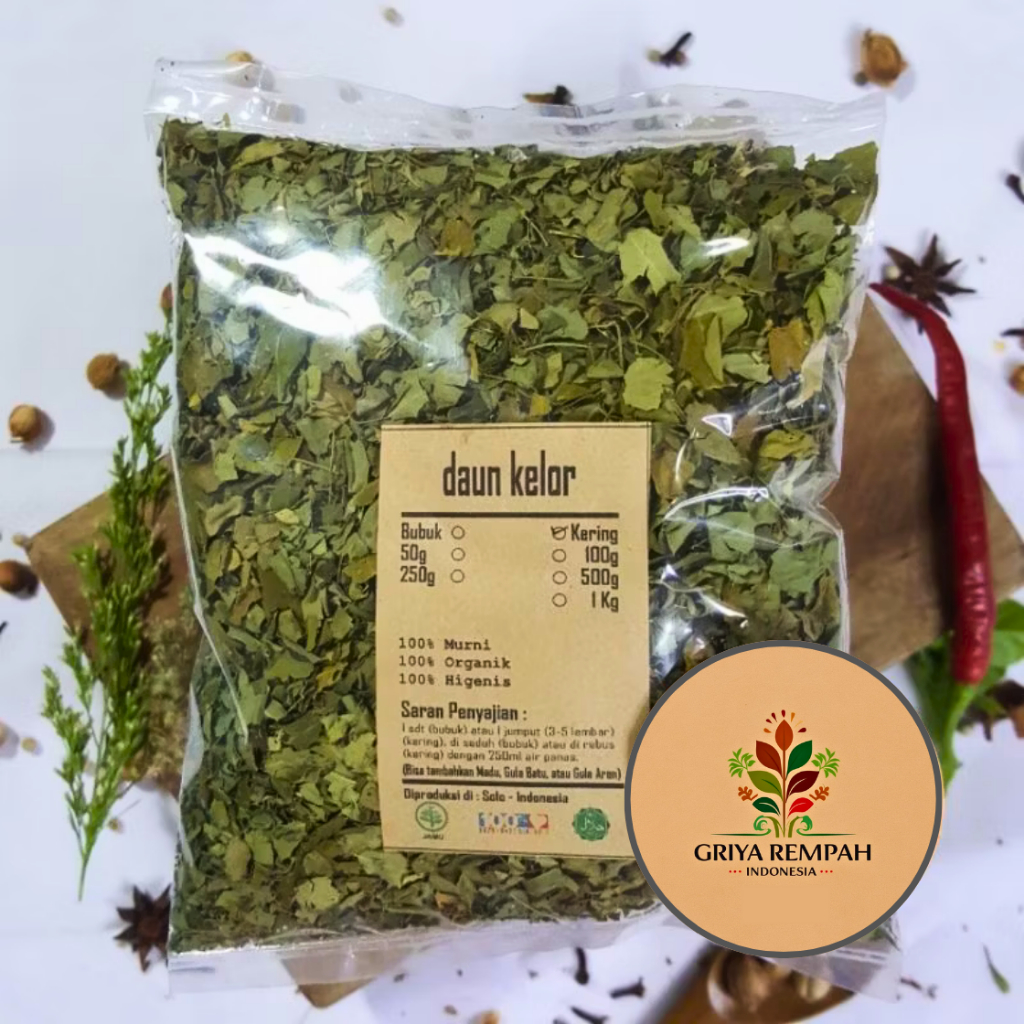 

15 Gram Daun Kelor Kering Premium 100% Alami – Superfood Rempah Herbal untuk Kesehatan Tubuh Moringa oleifera