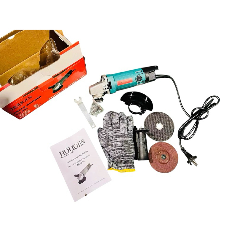 MESIN GERINDA Hougen DAN TRAVO TRAFO LAS LISTRIK LAKONI 120A 450 WATT