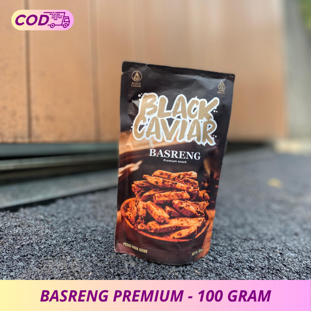 

Basreng Black Caviar Batam - Basreng Pedas Daun Jeruk - Basreng Kering 1 Bungkus 100 Gram - Ngemil Dapat Duit