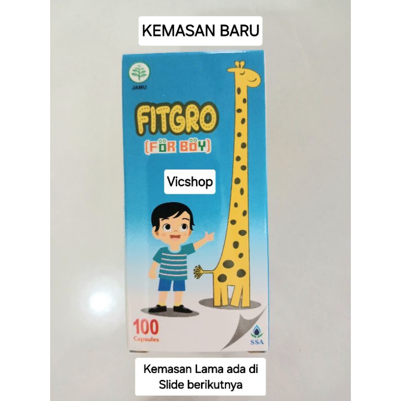FITGRO FOR BOY/GROW UP/TIEN CI/ YI ZHI ZHENG GAO WAN FOR BOYS
