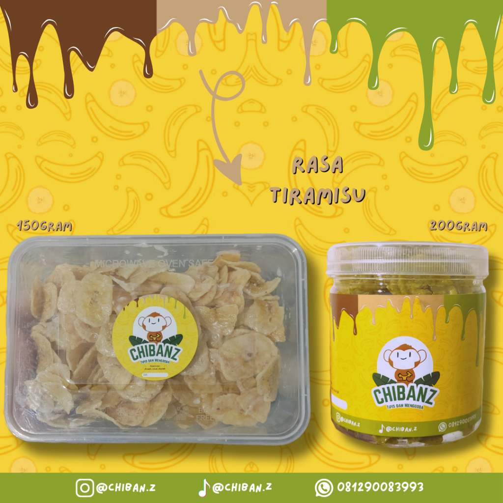 

Keripik Pisang ChibanZ - Tiramisu