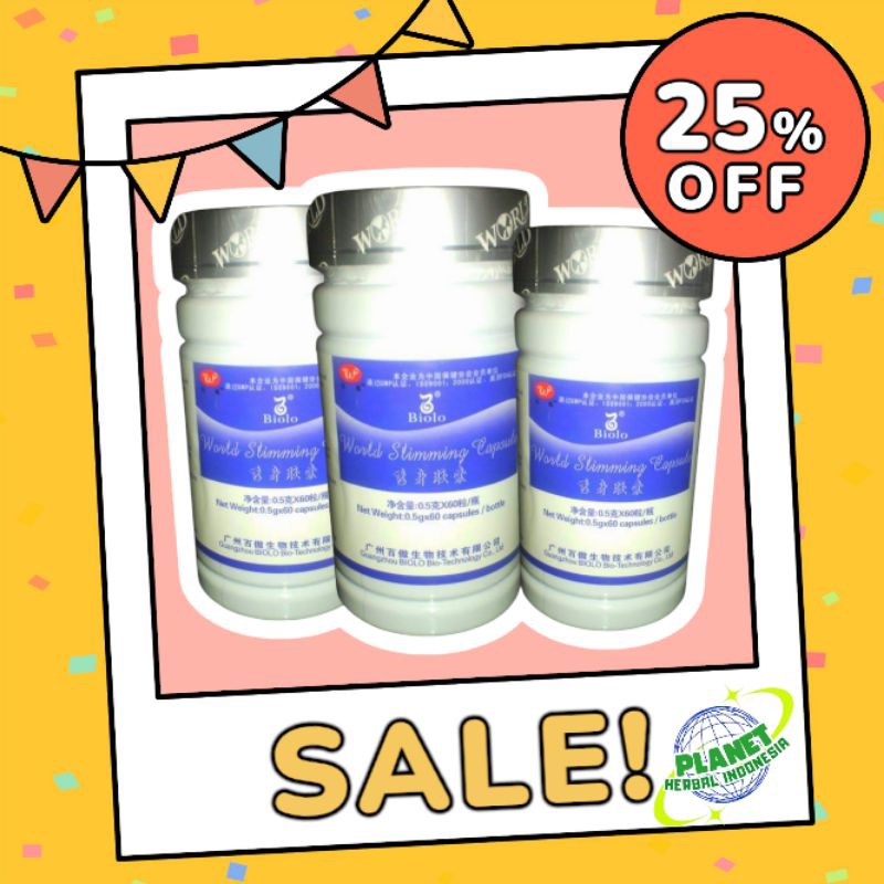 PROMO - Wsc Biolo Import - Pelangsing WSC Biolo - ASLI Wootekh - Pil Pelangsing