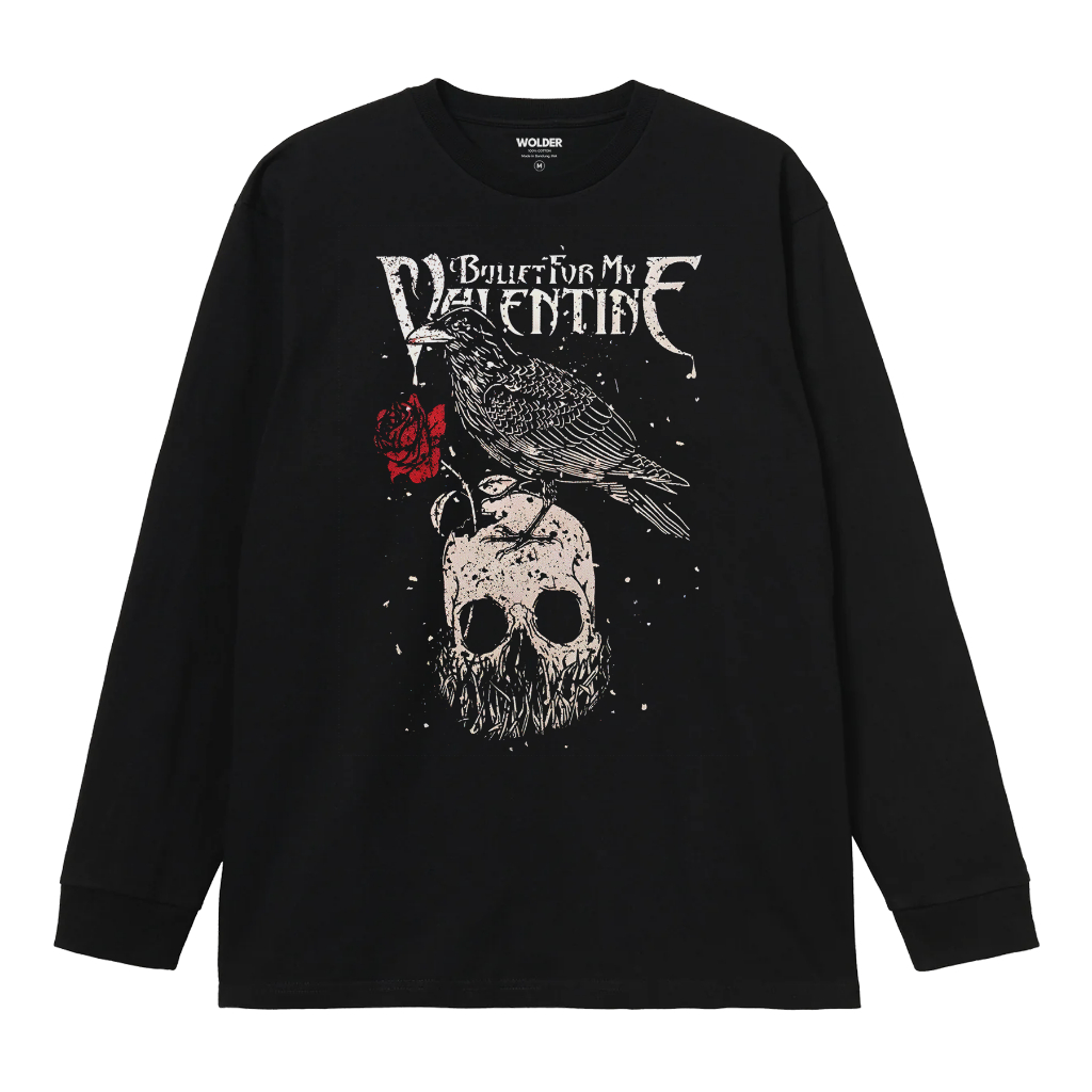 KAOS LENGAN PANJANG BULLET FOR MY VALENTINE BETRAYAL ORIGINAL / T-SHIRT LONGSLEEVE BAND PANJANG