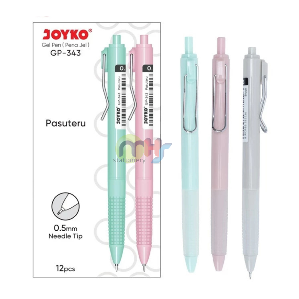 

Bolpoin Bulpen Gel Pen Joyko GP-343 1 Box 12 Pcs Alat Tulis Sekolah Dan Kantor Stationery
