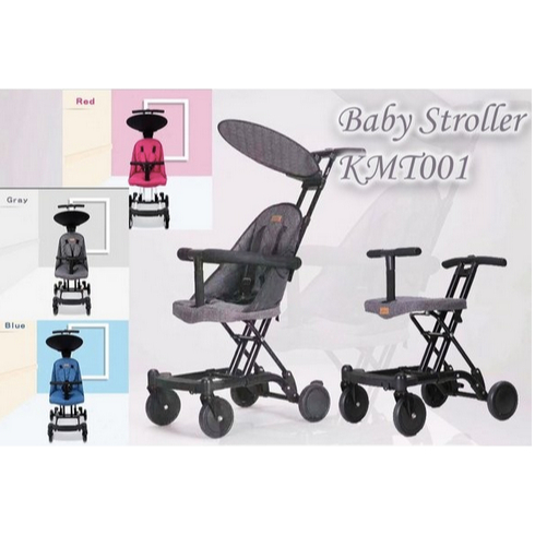 (NEW) Stroller RED - Kereta Bayi lipat kereta dorong bayi Spacebaby  Bliss KMT 001 RED