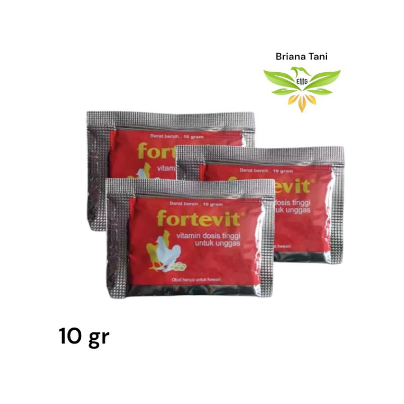￼Fortevit 10gr Vitamin Dosis Tinggi Untuk Unggas Medion