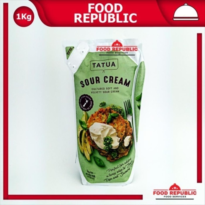 

TATUA SOUR CREAM 1KG - SOURCREAM IMPORT NEW ZEALAND BAHAN KUE HALAL