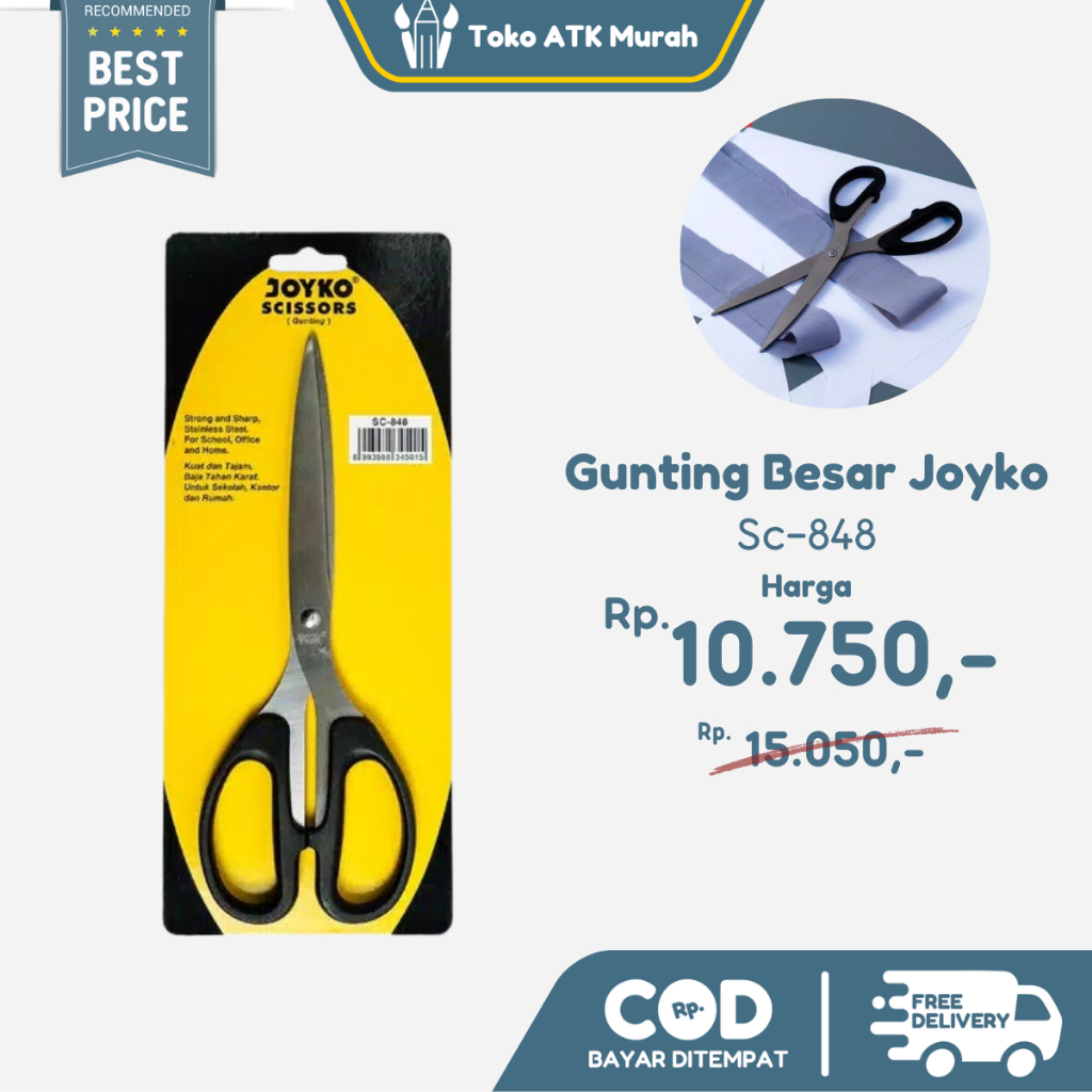 

Gunting Kertas Besar - Joyko SC-848