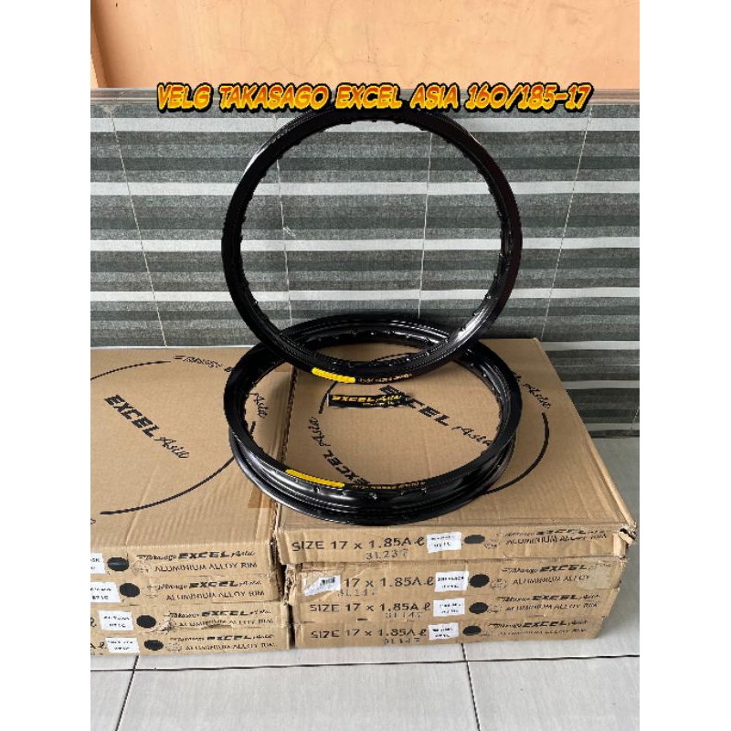Velg Takasago Excel asia ukuran 160/185-17 / Velg Excel asia ukuran 160/185 ring 17