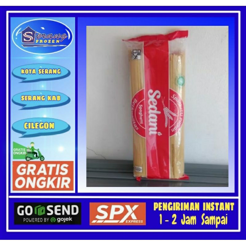 

Sedani Spaghetty 1Kg, Serang Frozen