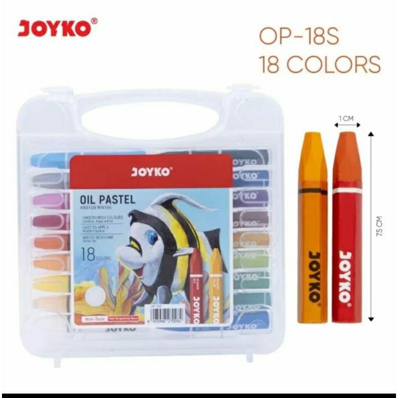 

CRAYON TITI/JOYKO 18 WARNA