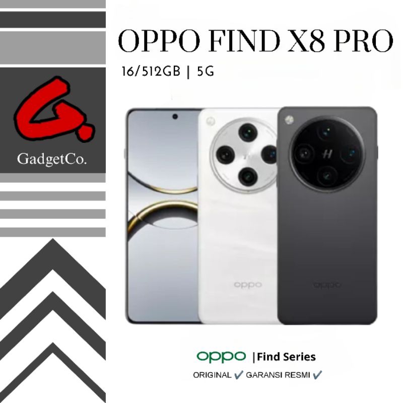 Oppo Find X8 Pro 5G 16/512GB Garansi Resmi