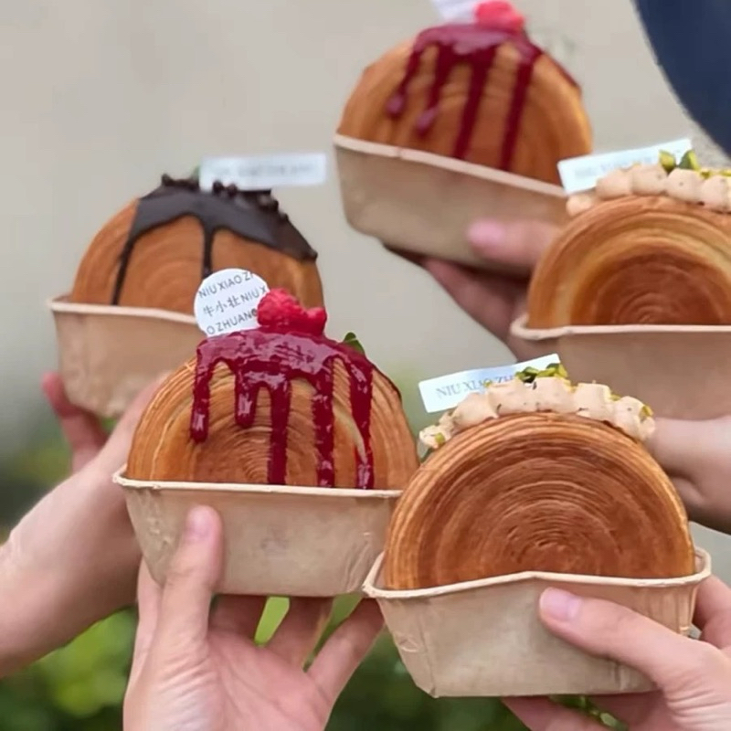 PACKAGING CROISSANT CROMBOLONI | KRAFT PAPER