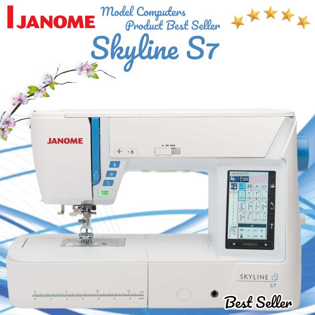 mesin jahit terbaik - janome skyline s7 - mesin jahit janome skyline S7