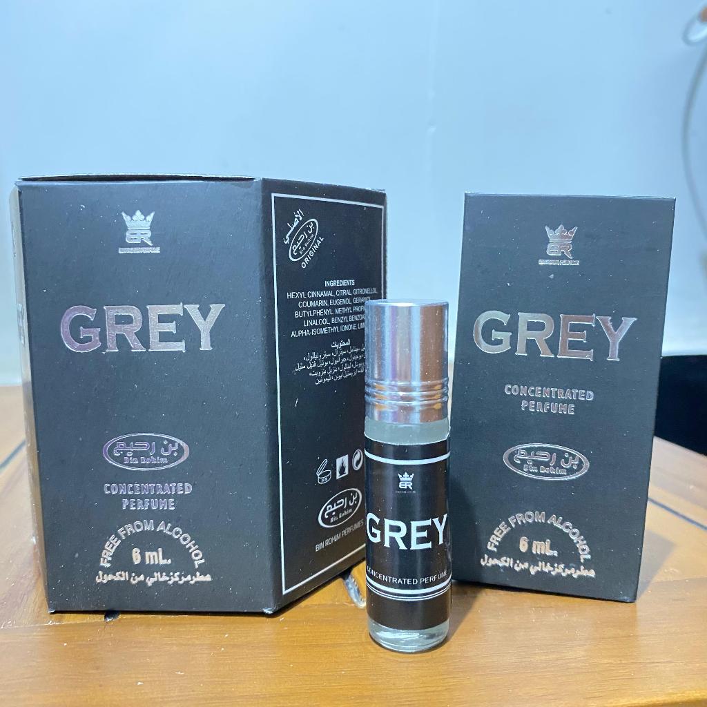 Parfum Roll On Grey Bin Rohim Parfum Non Alkohol 6ML