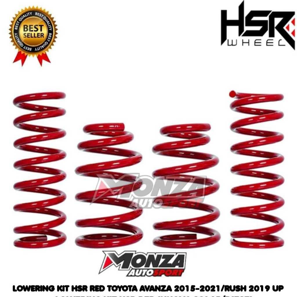 Per ceper custom mobil avanza veloz Lowering Kit Hsr Red Toyota Avanza 2015-2021/Rush 2019 Up
